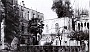 Padova-Castello Pacchierotti,particolare della facciata esterna,dell'Oratorio e del muretto prospiciente il canale,primi Novecento (Adriano Danieli)